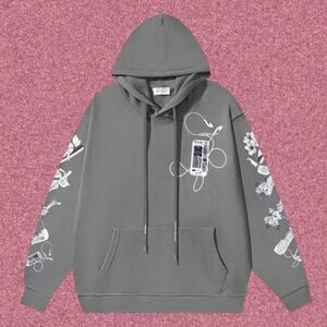 Off-White Grey Men's Hoodie
